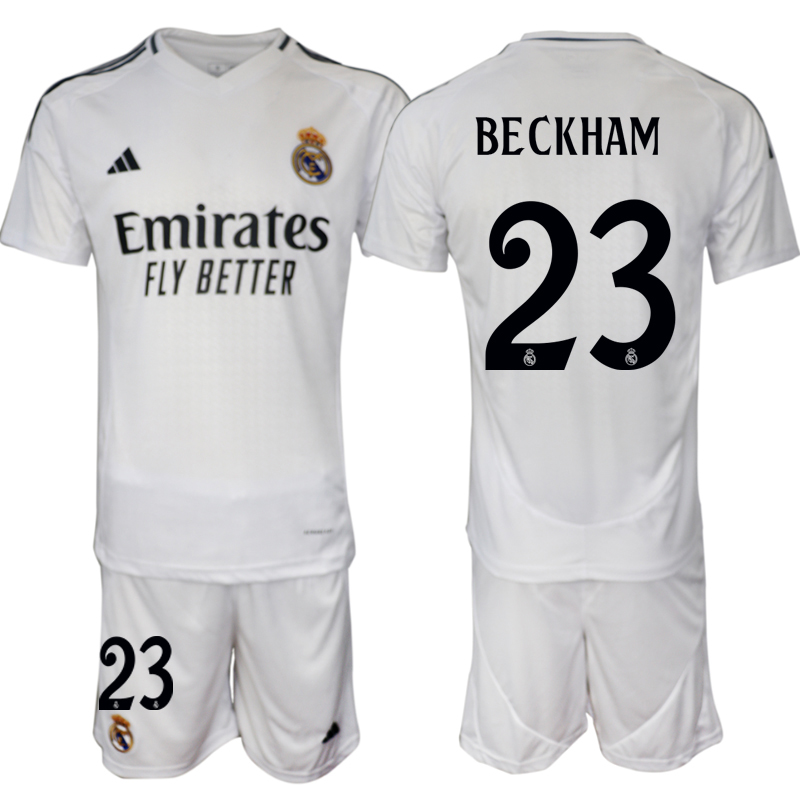 Men 2024-2025 Club Real Madrid home White #23 Soccer Jersey->real madrid jersey->Soccer Club Jersey